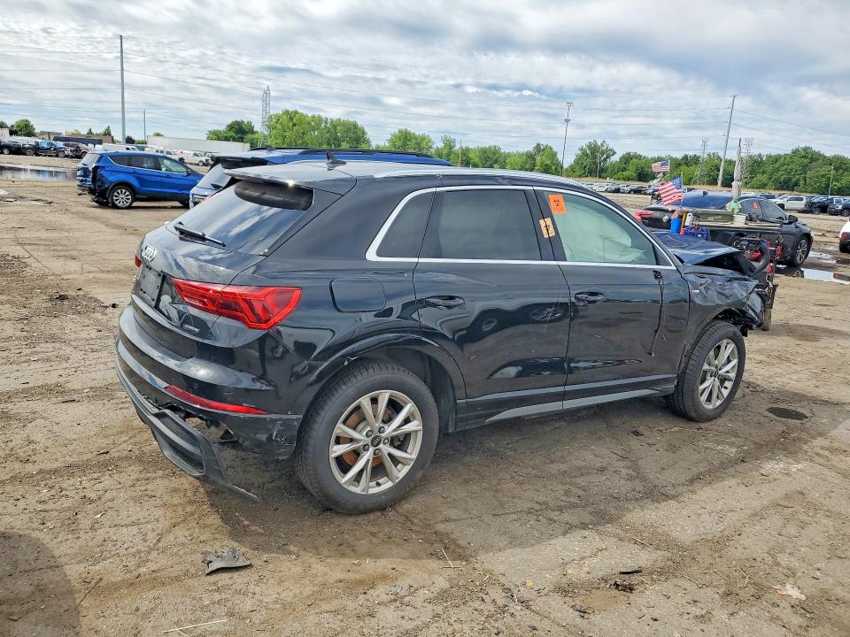 2025 Audi Q3 VIN WA1DECF39S1016078 COPART salvage auction — FRONT END, Fl - Certificate Of Destruction, sold $3,300 on 2026-07-31 (photo 3)