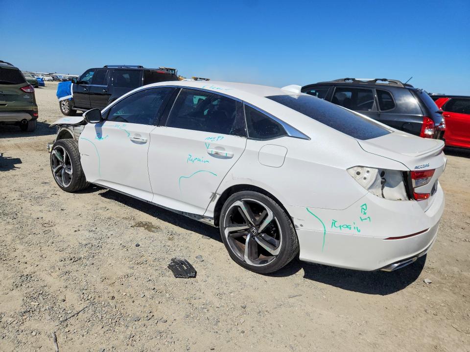 2020 Honda Accord VIN 1HGCV1F39LA093199 COPART salvage auction — FRONT END, Ca - Salvage Certificate, sold $6,900 on 2026-07-02 (photo 2)