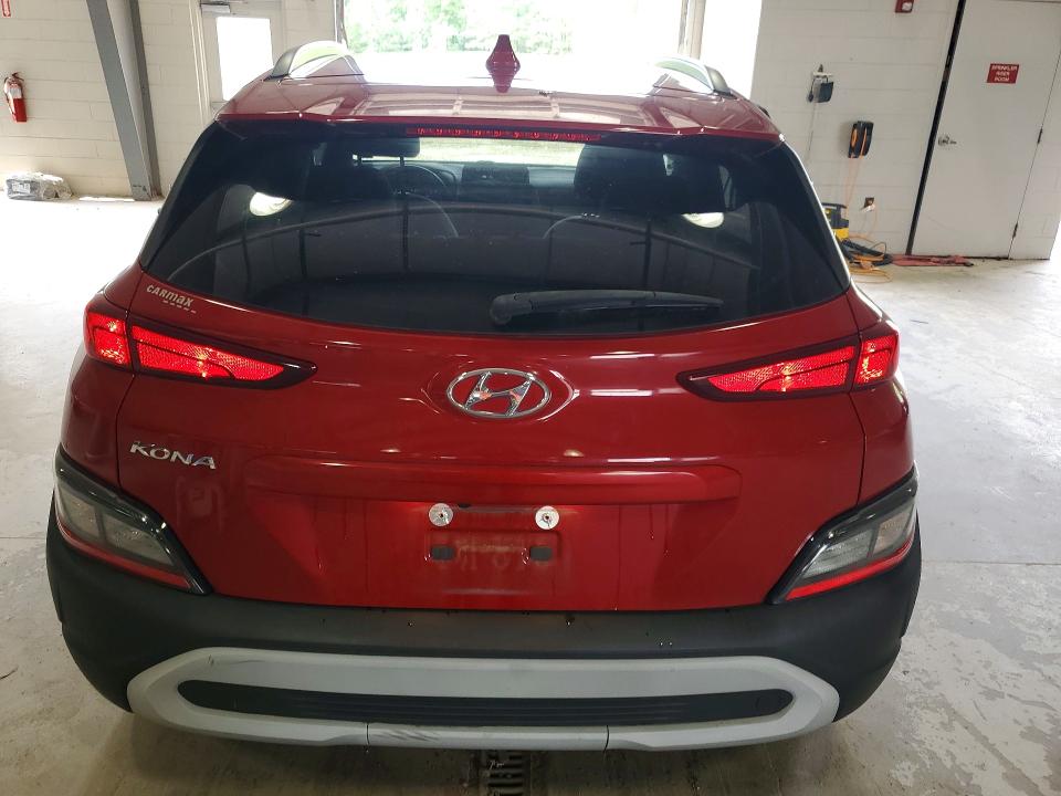 2022 Hyundai VIN KM8K32AB7NU848335 COPART salvage auction — SIDE, Va - Cert Of Title - Salvage, sold $2,400 on 2026-07-24 (photo 6)