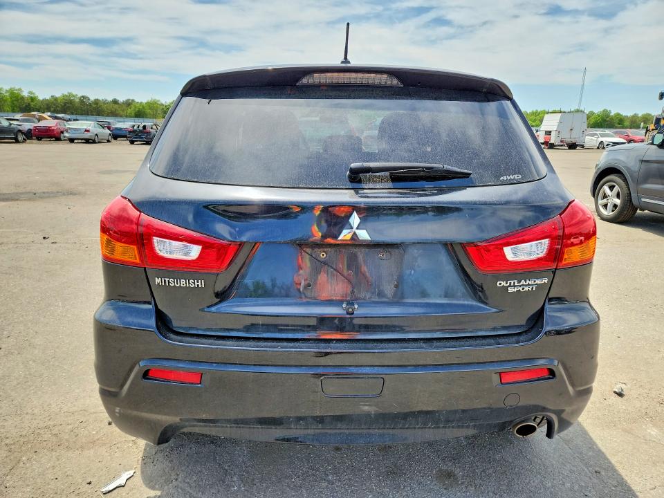 2012 Mitsubishi Outlander VIN JA4AR4AU9CZ005498 COPART salvage auction — FRONT END, Wv - Salvage Certificate, sold $1,050 on 2026-07-06 (photo 6)