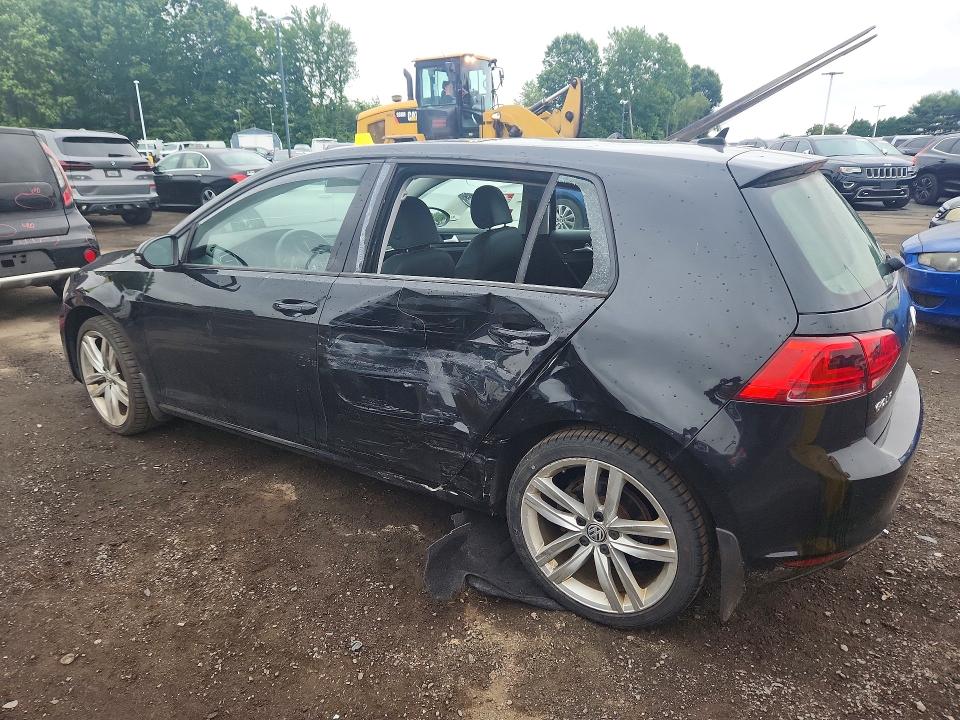2015 Volkswagen VIN 3VW217AU1FM005436 COPART salvage auction — SIDE, CT - CERT OF TITLE-SALVAGE, sold $1,350 on 2026-07-02 (photo 2)