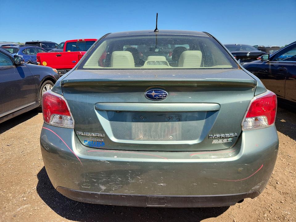 2016 Subaru Impreza VIN JF1GJAA61GH021879 COPART salvage auction — FRONT END, Il - Salvage Certificate, sold $1,800 on 2026-07-07 (photo 6)