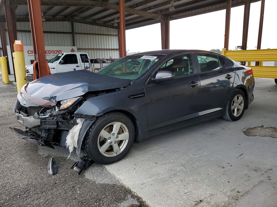 2015 Kia Optima VIN KNAGM4A76F5632452 COPART salvage auction — FRONT END, Fl - Cert Of Title Slvg Rebuildable, sold $375 on 2026-07-31 (photo 1)