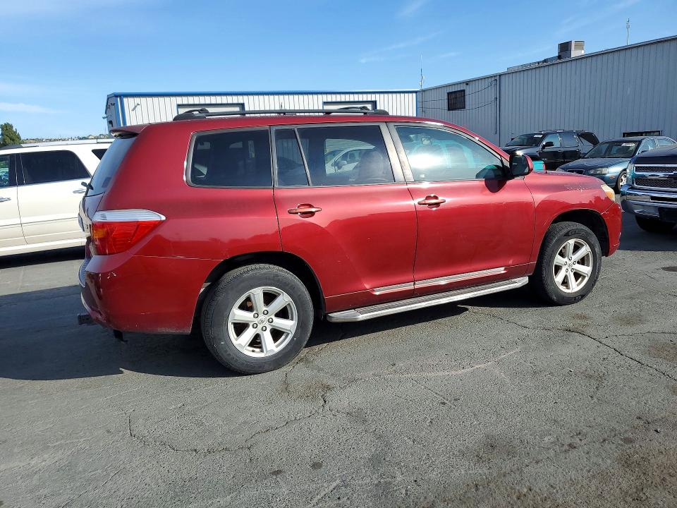 2008 Toyota Highlander VIN JTEES41A082041593 COPART salvage auction — VANDALISM, Ca - Salvage Certificate, sold $100 on 2026-07-24 (photo 3)