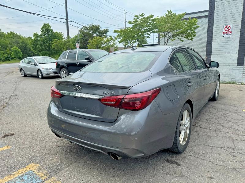 2018 Infiniti Q50 VIN JN1EV7AR6JM611757 COPART salvage auction — MECHANICAL, On - Permit No Brand - Unfit (P), sold $3,550 on 2026-07-16 (photo 4)