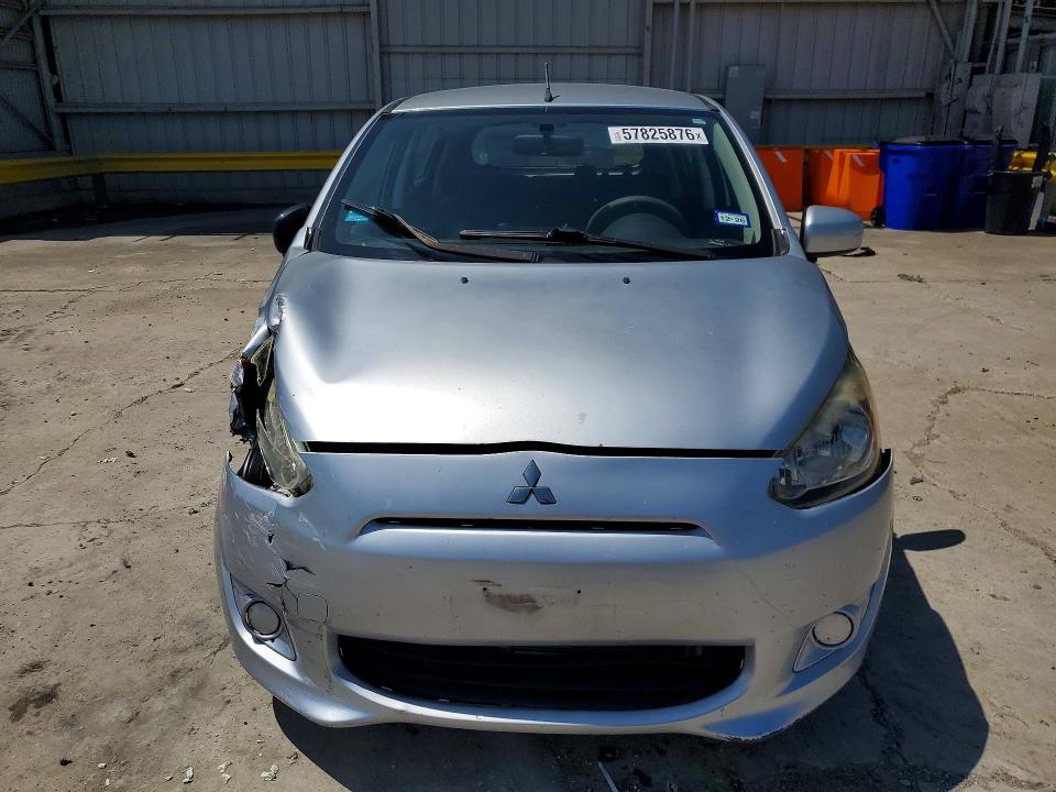 2014 Mitsubishi Mirage VIN ML32A3HJ0EH023777 COPART salvage auction — FRONT END, Tx - Salvage Vehicle Title, sold $550 on 2026-07-28 (photo 5)