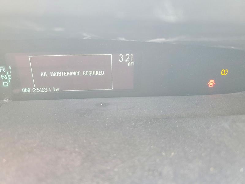 2011 Toyota Prius VIN JTDKN3DUXB5324703 COPART salvage auction — REAR END, Ma - Cert Of Title-Reconstrctd Coll, sold $775 on 2026-07-08 (photo 9)