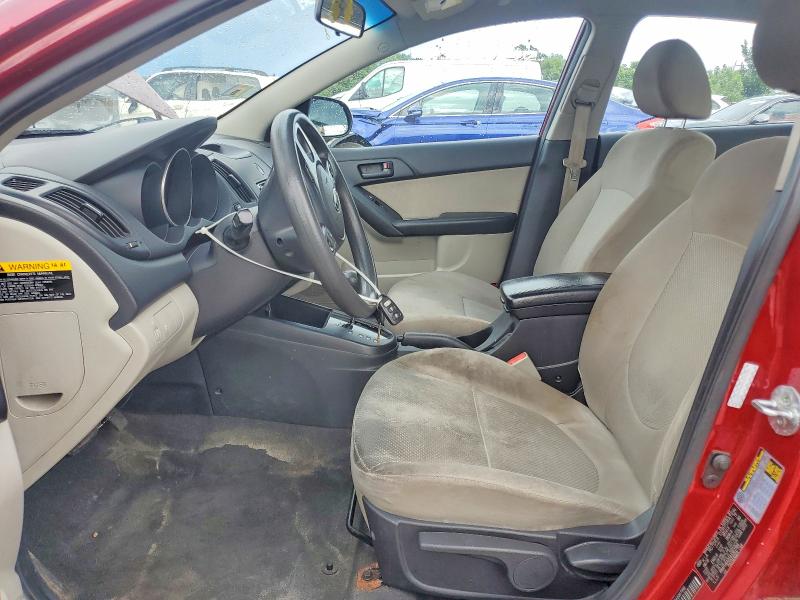 2010 Kia Forte VIN KNAFU4A22A5307399 COPART salvage auction — FRONT END, IL - SALVAGE CERTIFICATE, sold $550 on 2026-07-31 (photo 7)