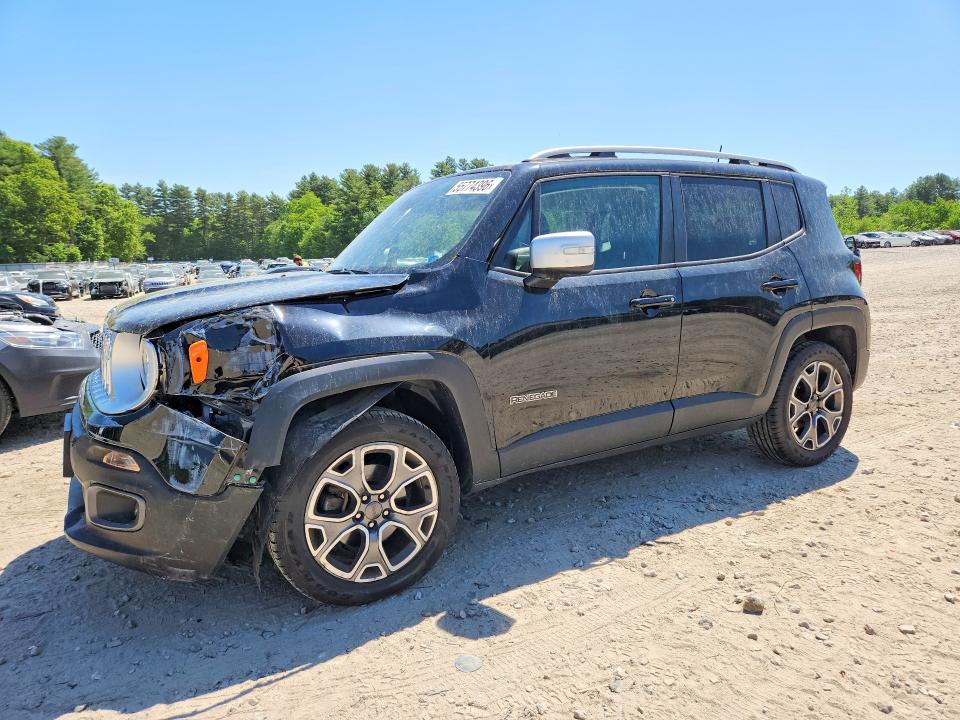 2018 Jeep VIN ZACCJBDB9JPG79697 COPART salvage auction — FRONT END, Ma - Cert Of Title-Salvage, sold $2,350 on 2026-07-16 (photo 1)