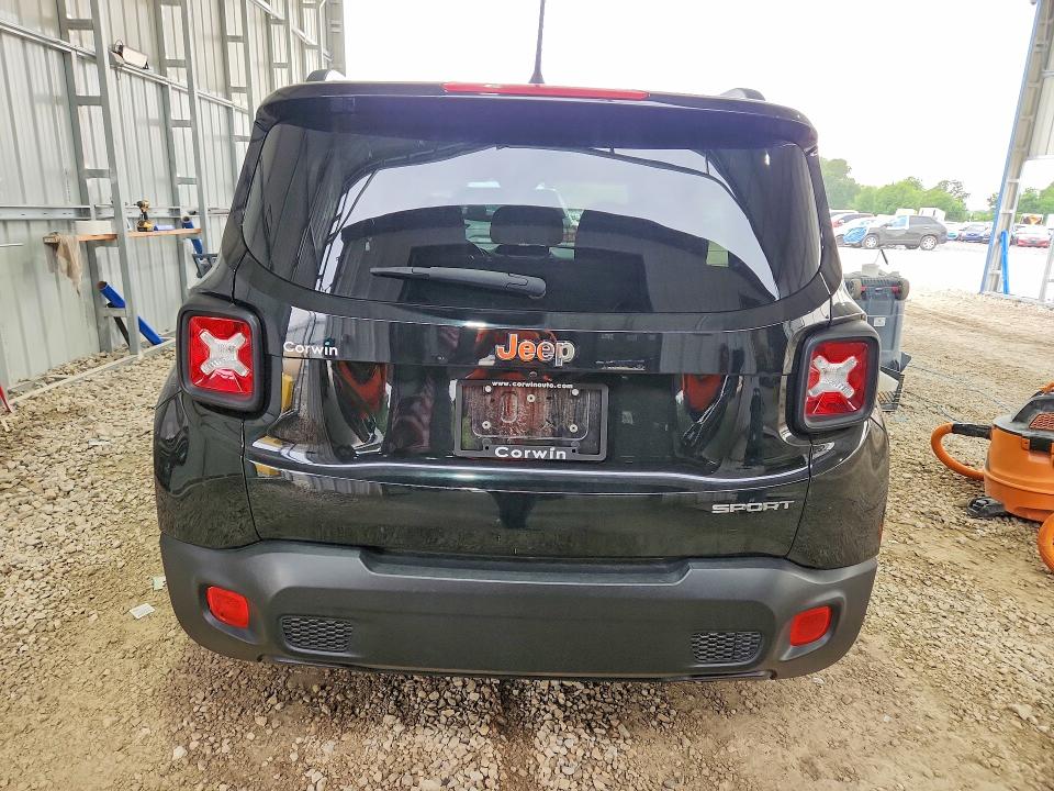 2017 Jeep Renegade VIN ZACCJAAB7HPF61561 COPART salvage auction — HAIL, Mo - Certificate Of Title, sold $4,000 on 2026-08-05 (photo 6)