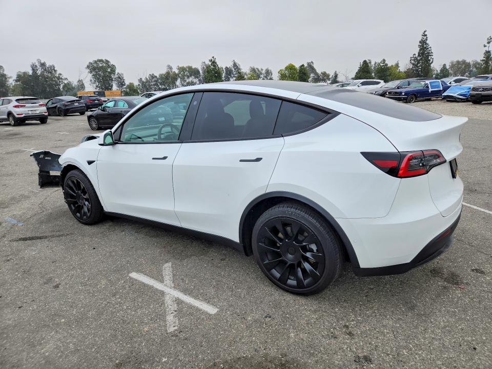 2021 Tesla VIN 5YJYGDED7MF125909 COPART salvage auction — FRONT END, Ca - Salvage Certificate, sold $8,300 on 2026-07-17 (photo 2)