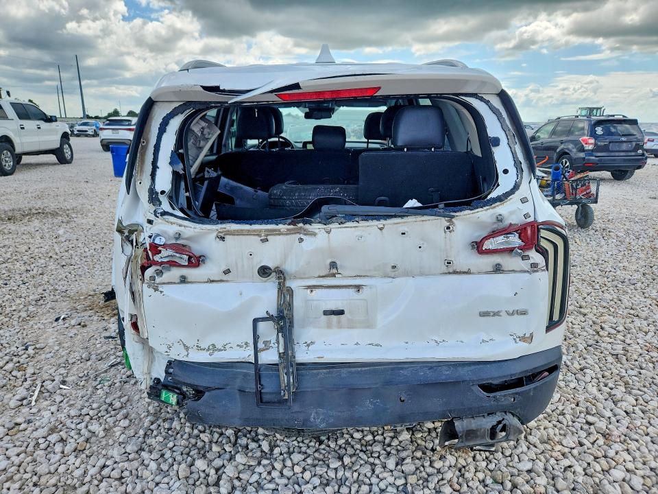 2020 Kia Telluride VIN 5XYP34HC8LG035976 COPART salvage auction — REAR END, TX - SALVAGE VEHICLE TITLE (P), sold $4,100 on 2026-07-30 (photo 6)