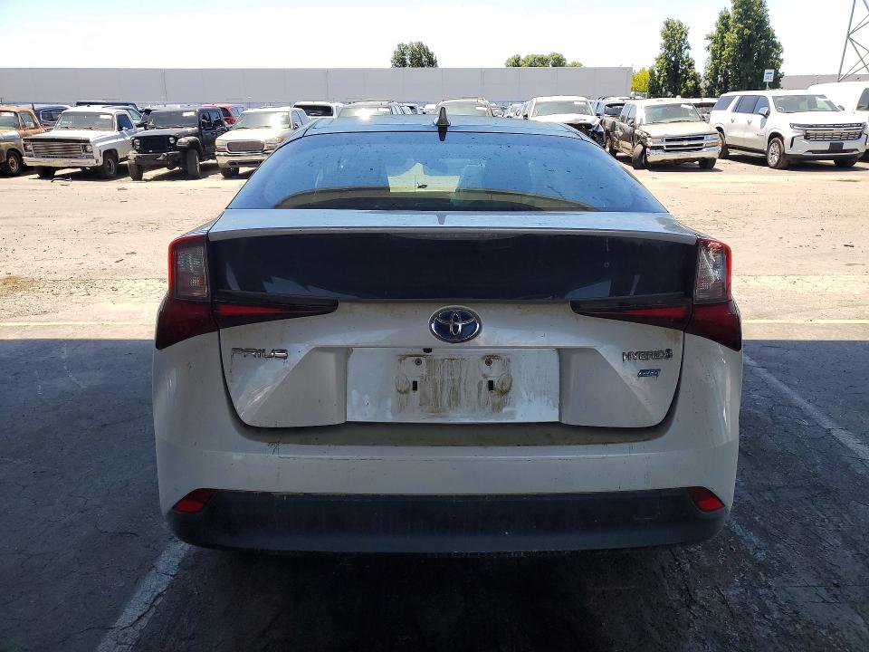 2021 Toyota Prius VIN JTDKAMFU6M3151601 COPART salvage auction — FRONT END, Ca - Salvage Certificate, sold $2,550 on 2026-07-07 (photo 6)