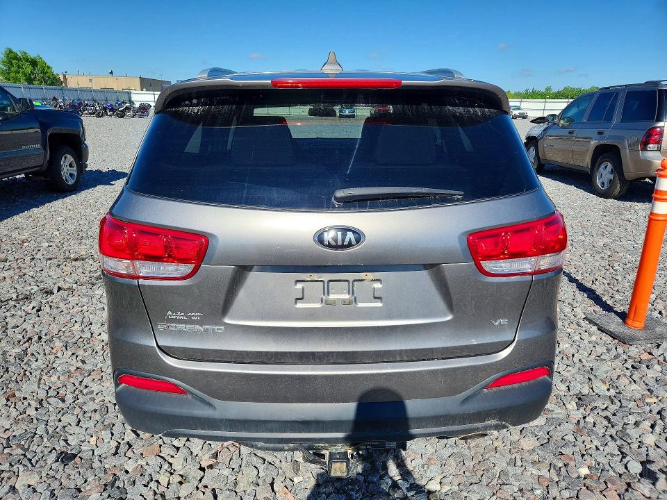 2016 Kia Sorento VIN 5XYPGDA55GG063451 COPART salvage auction — REAR END, Wi - Certificate Of Title, sold $2,050 on 2026-07-27 (photo 6)