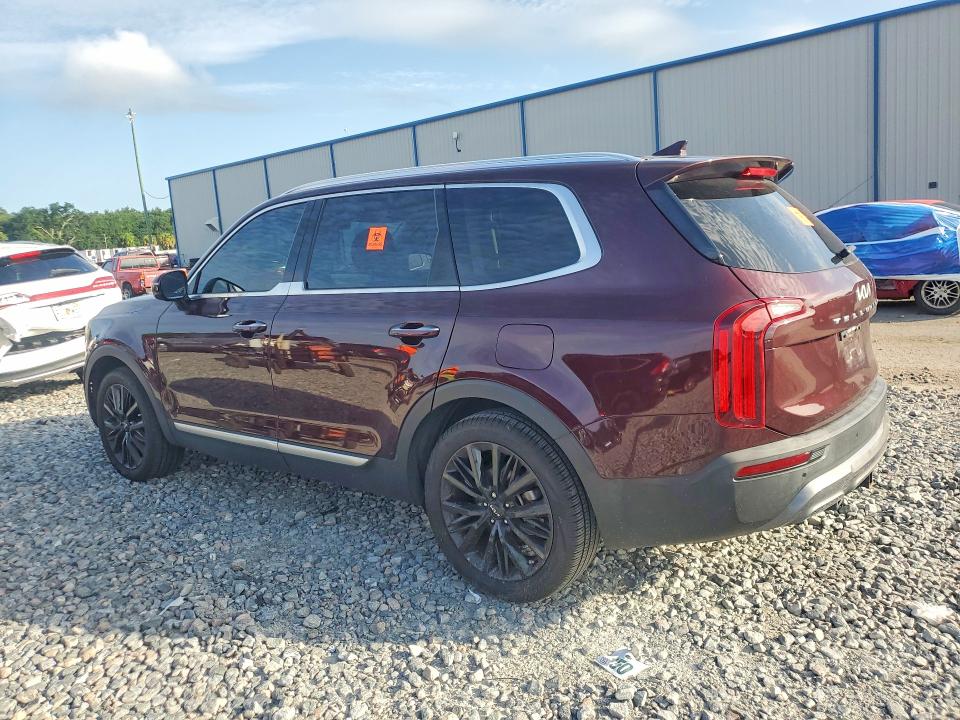 2022 Kia Telluride VIN 5XYP54HC1NG296492 COPART salvage auction — WATER/FLOOD, Fl - Certificate Of Destruction, sold $1,750 on 2026-07-27 (photo 2)