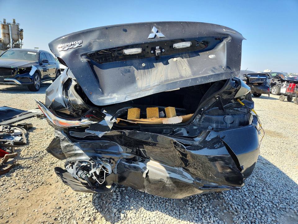 2020 Mitsubishi Mirage VIN ML32F4FJ5LHF07387 COPART salvage auction — ALL OVER, Ca - Dis/Dlr/Exp Clean W/Salv Hist (P), sold $350 on 2026-07-02 (photo 6)