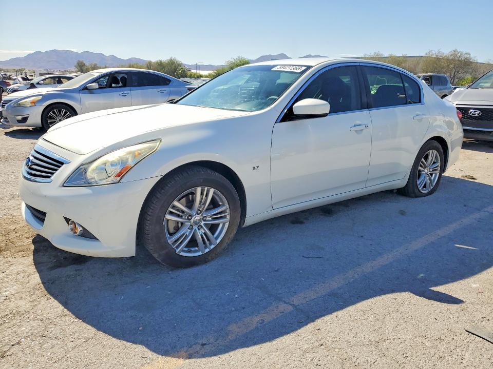 2015 Infiniti VIN JN1CV6AP3FM501854 COPART salvage auction — FRONT END, Nv - Salvage Title, sold $150 on 2026-07-21 (photo 1)