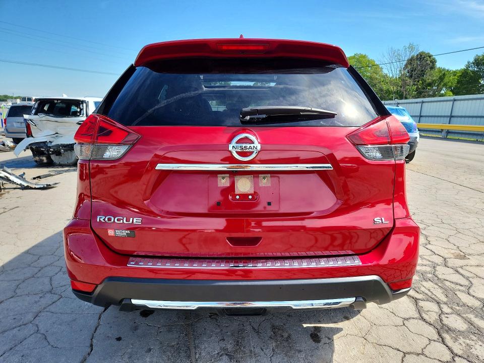 2017 Nissan Rogue VIN JN8AT2MT9HW406979 COPART salvage auction — FRONT END, Tn - Salvage Certificate, sold $5,700 on 2026-07-20 (photo 6)