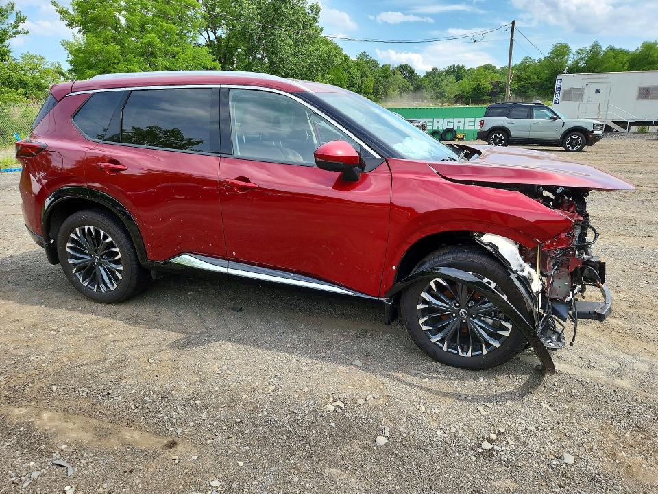 2025 Nissan Rogue VIN JN8BT3DDXSW472340 COPART salvage auction — FRONT END, Nj - Cert Of Title-Salvage, sold $5,200 on 2026-07-28 (photo 4)
