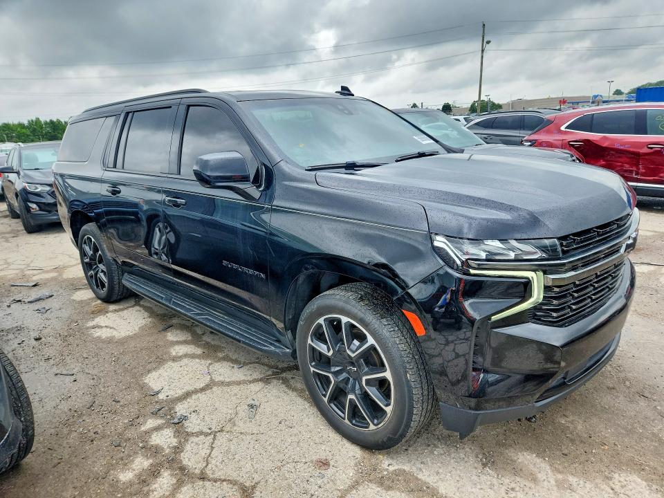 2021 Chevrolet Suburban VIN 1GNSCEKD4MR458971 COPART salvage auction — MINOR DENT/SCRATCHES, Fl - Certificate Of Title, sold $23,000 on 2026-07-24 (photo 4)
