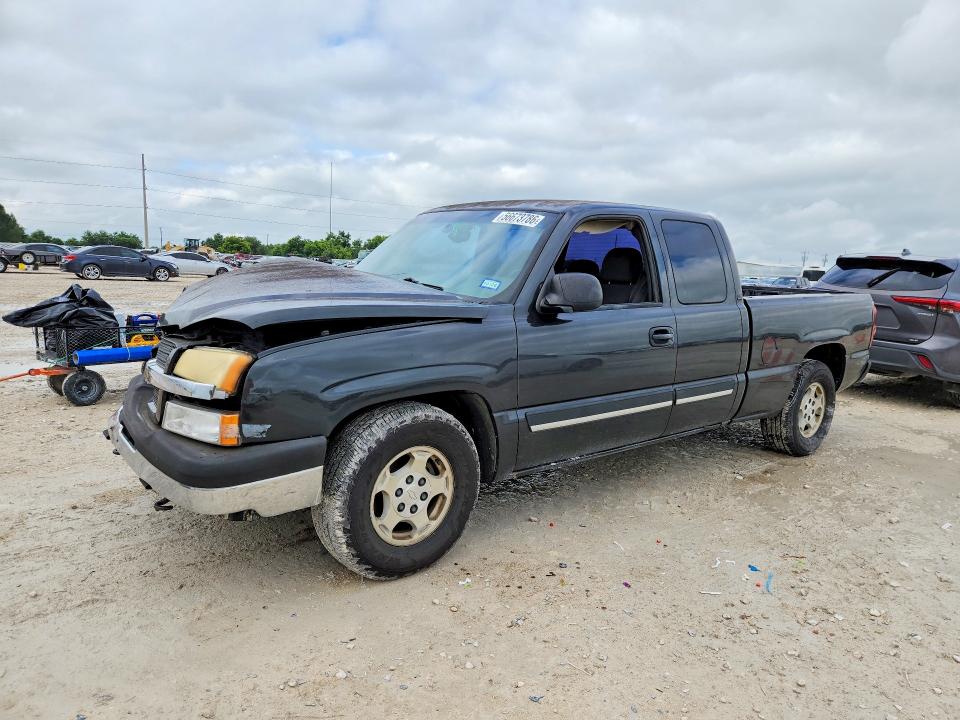 2004 Chevrolet Silverado VIN 2GCEC19V041400703 COPART salvage auction — FRONT END, TX - SALVAGE VEHICLE TITLE (P), sold $1,050 on 2026-07-02 (photo 1)