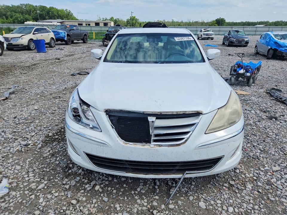 2014 Hyundai Genesis VIN KMHGC4DD2EU261698 COPART salvage auction — FRONT END, Al - Cert Of Title-Salvage Title, sold $300 on 2026-07-02 (photo 5)