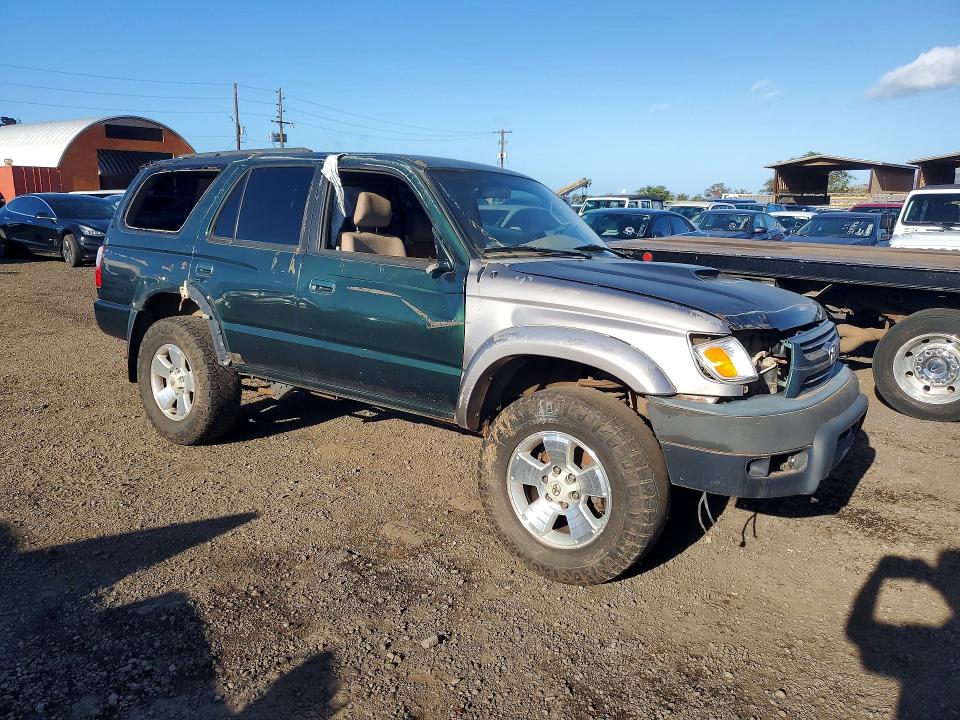2001 Toyota 4runner VIN JT3GN86RX10182395 COPART salvage auction — SIDE, Hi - Bill Of Sale - Parts Only, sold $300 on 2026-07-06 (photo 4)