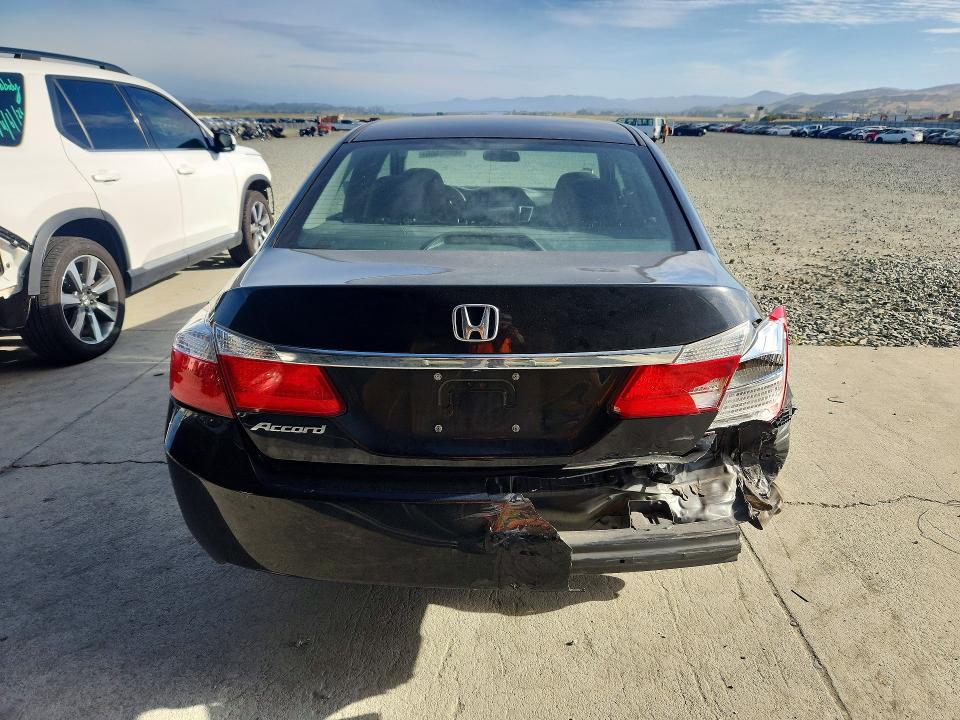 2014 Honda Accord VIN 1HGCR2F33EA156391 COPART salvage auction — REAR END, Ca - Salvage Certificate, sold $1,500 on 2026-07-09 (photo 6)