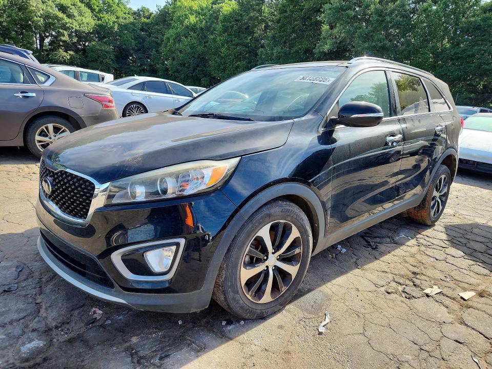 2016 Kia Sorento VIN 5XYPH4A53GG175176 COPART salvage auction — FRONT END, Ga - Certificate Of Title (P), sold $2,350 on 2026-07-09 (photo 1)