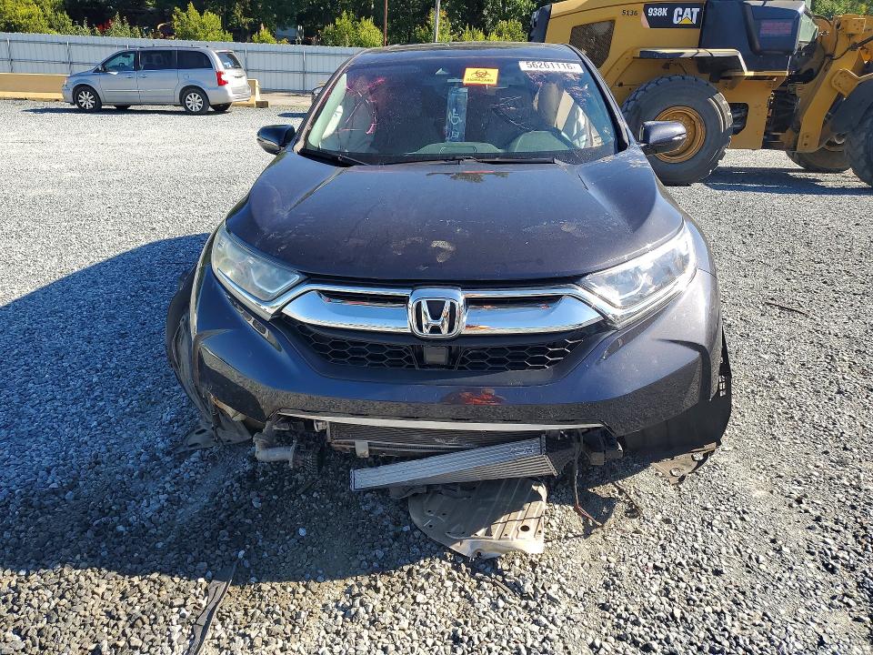 2017 Honda Cr-v VIN 7FARW1H84HE020243 COPART salvage auction — FRONT END, Nc - Salvage Certificate Of Title, sold $175 on 2026-07-30 (photo 5)
