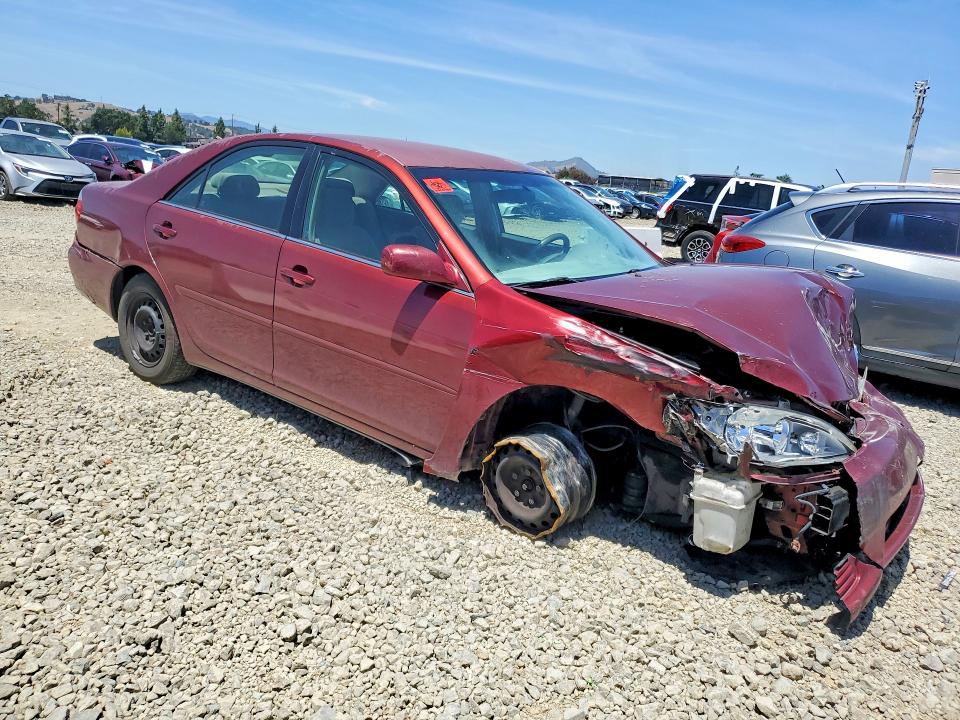2005 Toyota Camry VIN 4T1BE30K85U422641 COPART salvage auction — FRONT END, CA - SALVAGE CERTIFICATE, sold $500 on 2026-07-09 (photo 4)