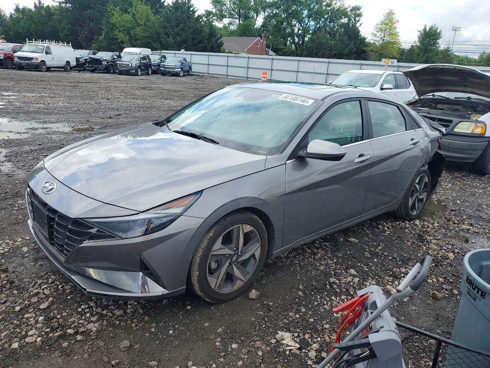 2022 Hyundai VIN KMHLN4AJ7NU028516 COPART salvage auction — REAR END, Md - Cert Of Salvage > 75% Damage, sold $7,800 on 2026-07-06 (photo 1)