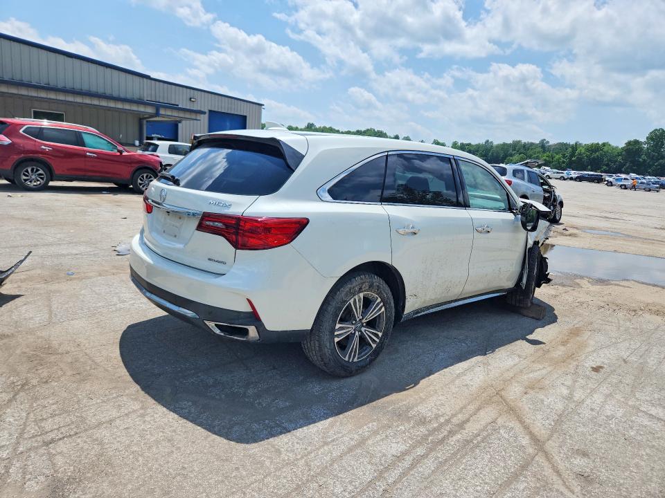 2017 Acura Mdx VIN 5FRYD4H39HB029411 COPART salvage auction — FRONT END, Oh - Cert Of Title-Salvage, sold $100 on 2026-07-23 (photo 3)