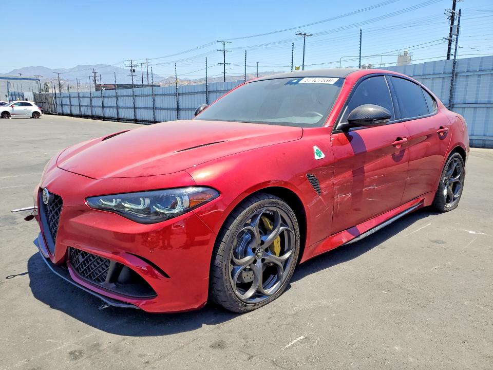 2024 Alfa romeo Giulia VIN ZARFAMEV9R7688318 — COPART salvage auction photo