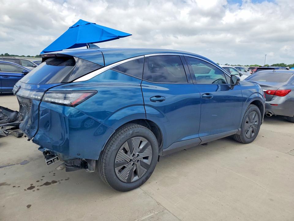 2025 Nissan Murano VIN 5N1AZ3CS0SC132908 COPART salvage auction — FRONT END, TX - SALVAGE VEHICLE TITLE (P), sold $9,900 on 2026-07-16 (photo 3)