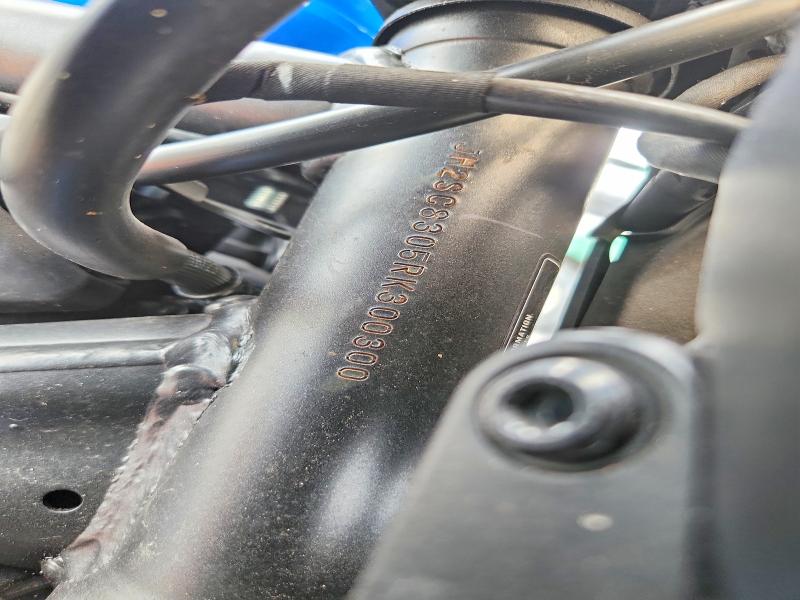 2024 Honda Cm VIN JH2SC8305RK300300 COPART salvage auction — REAR END, Fl - Certificate Of Destruction, sold $2,300 on 2026-07-14 (photo 9)