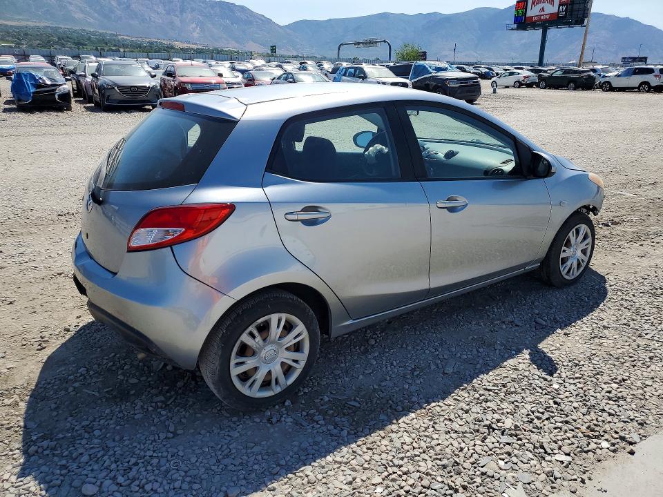 2011 Mazda 2 VIN JM1DE1HZ9B0125612 COPART salvage auction — FRONT END, Ut - Salvage Certificate, sold $350 on 2026-07-27 (photo 3)