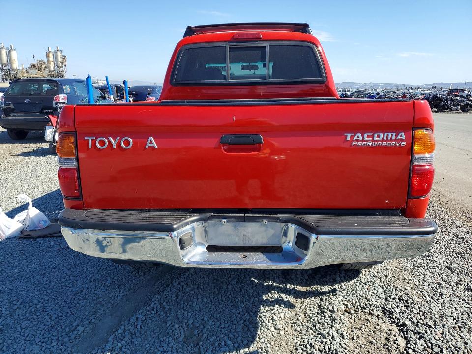 2002 Toyota Tacoma VIN 5TEGN92N22Z019746 COPART salvage auction — FRONT END, Ca - Salvage Certificate, sold $3,450 on 2026-07-31 (photo 6)