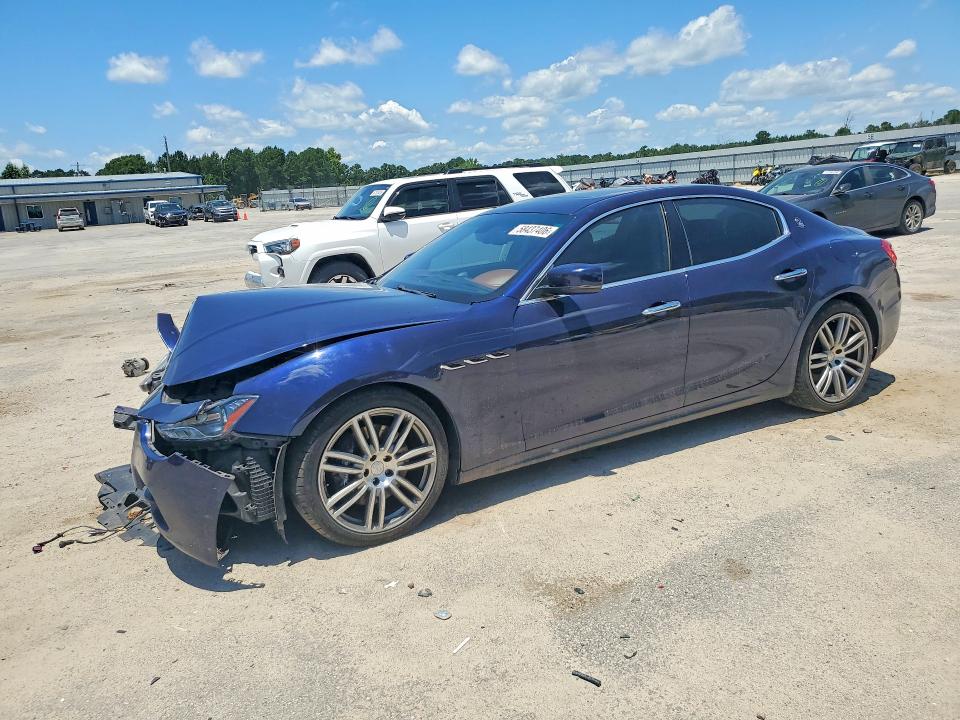 2014 Maserati VIN ZAM57RTA4E1113263 COPART salvage auction — FRONT END, Sc - Cert Of Title-Salvage, sold $200 on 2026-07-22 (photo 1)
