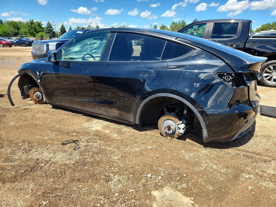 2022 Tesla Model y VIN 7SAYGDEE3NF387455 COPART salvage auction — FRONT END, Md - Cert Of Salvage > 75% Damage, sold $1,050 on 2026-07-28 (photo 2)