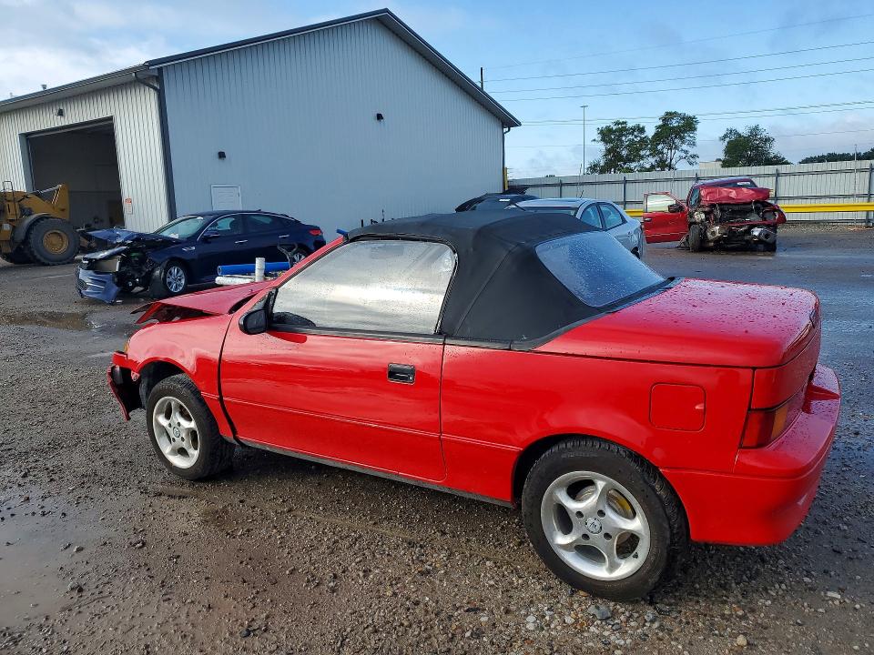 1991 Geo Metro VIN JG1MR3363MK605321 COPART salvage auction — FRONT END, IA - CERT OF TITLE-SALVAGE TITLE, sold $625 on 2026-07-17 (photo 2)