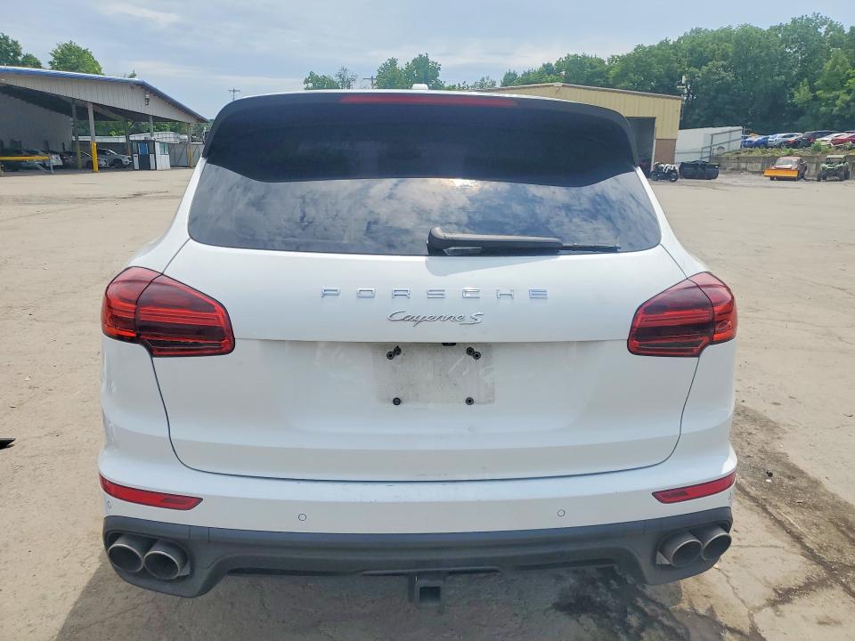 2016 Porsche Cayenne VIN WP1AB2A21GLA96576 COPART salvage auction — FRONT END, NJ - CERTIFICATE OF TITLE, sold $4,250 on 2026-07-28 (photo 6)