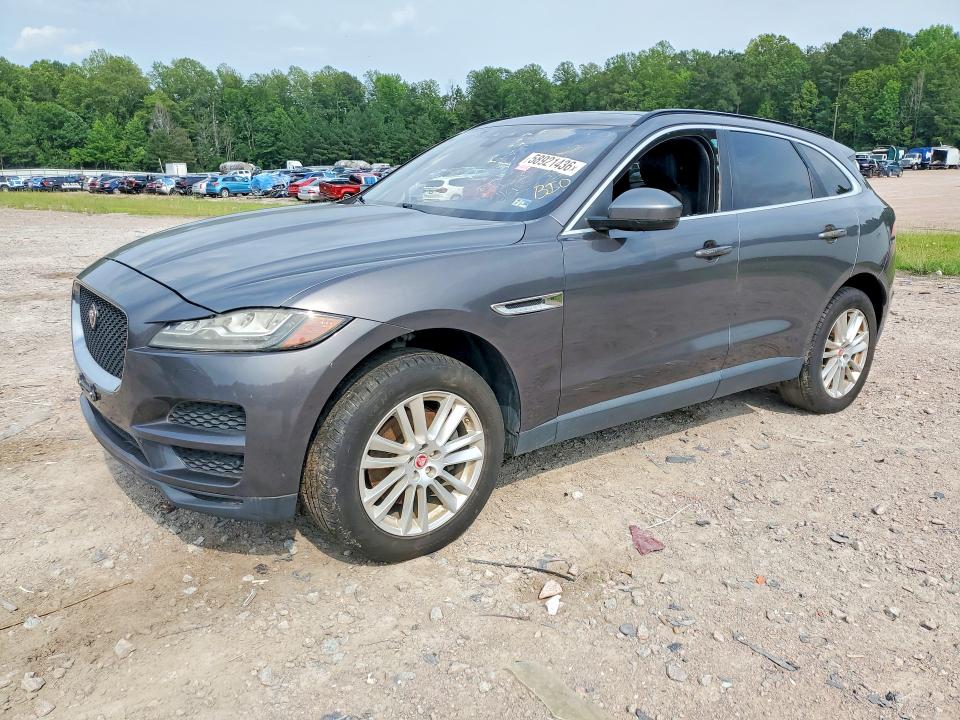 2017 Jaguar F-pace VIN SADCK2BV8HA054264 COPART salvage auction — NORMAL WEAR, Wv - Certificate Of Title, sold $1,700 on 2026-07-27 (photo 1)