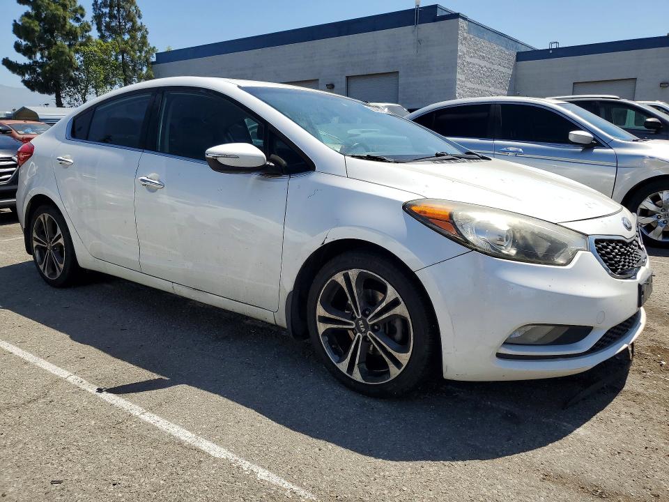 2014 Kia VIN KNAFZ4A86E5084635 COPART salvage auction — FRONT END, Ca - Salvage Certificate, sold $150 on 2026-07-28 (photo 4)