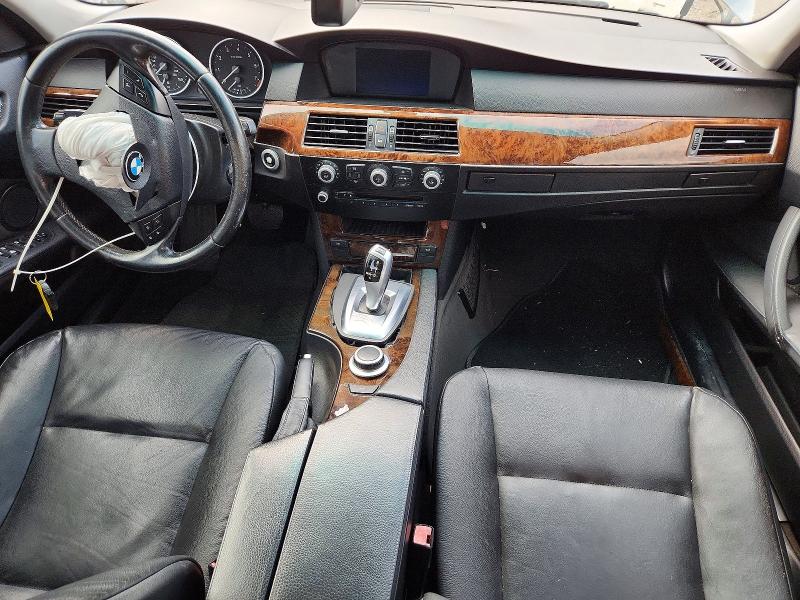 2008 BMW 5 series VIN WBANU53588CT10645 COPART salvage auction — FRONT END, La - Cert Of Title-Salvage, sold $10 on 2026-07-09 (photo 8)