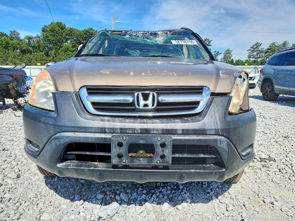 2004 Honda Cr-v VIN SHSRD68494U201031 COPART salvage auction — ROLLOVER, GA - BILL OF SALE - PARTS ONLY, sold $250 on 2026-07-23 (photo 5)