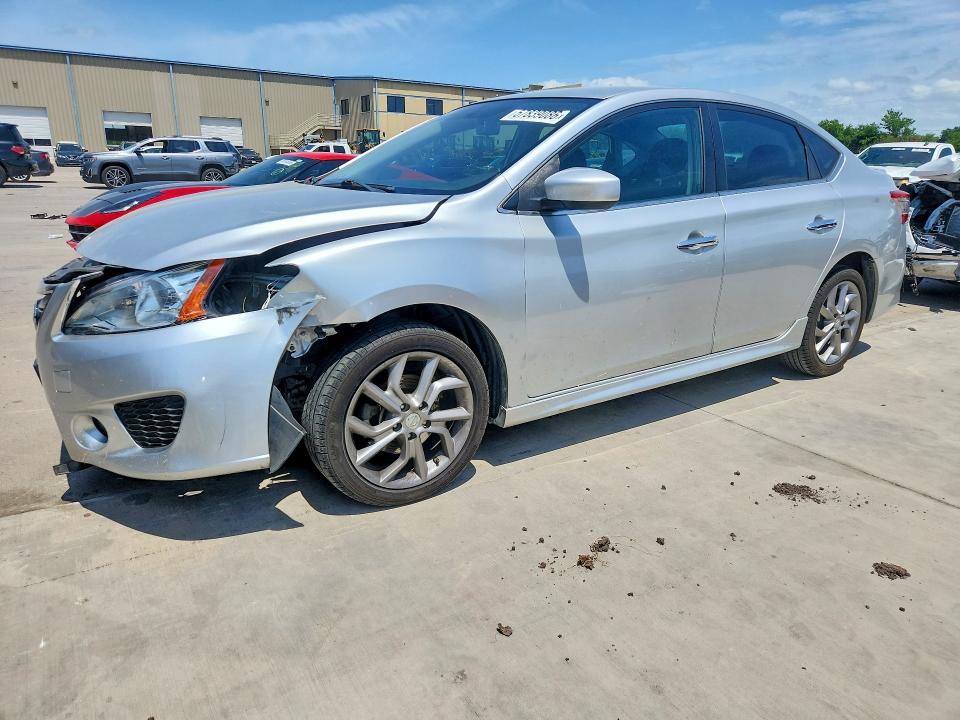 2014 Nissan Sentra VIN 3N1AB7AP4EY321171 COPART salvage auction — FRONT END, Tx - Salvage Vehicle Title, sold $950 on 2026-07-02 (photo 1)