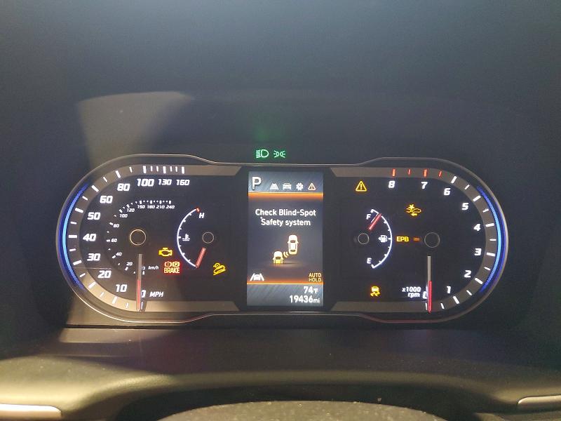 2024 Hyundai Santa cruz VIN 5NTJA4DE3RH113232 COPART salvage auction — FRONT END, Pa - Certificate Of Salvage, sold $2,850 on 2026-07-15 (photo 9)