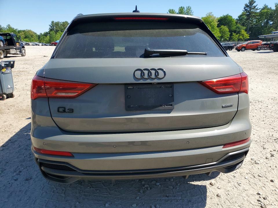 2022 Audi Q3 VIN WA1EECF35N1075234 COPART salvage auction — MECHANICAL, Ma - Cert Of Title-Salvage, sold $9,200 on 2026-07-27 (photo 6)