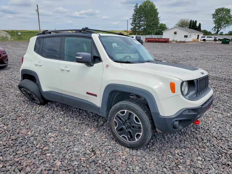 2016 Jeep Renegade VIN ZACCJBCTXGPD04632 COPART salvage auction — REAR END, In - Cert Of Title-Salvage Title, sold $600 on 2026-07-28 (photo 4)
